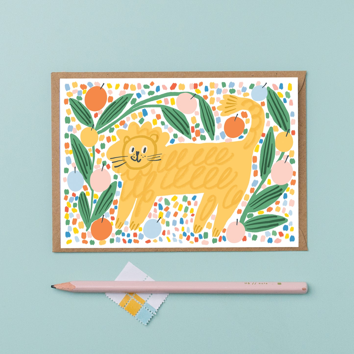 Cute Lion card