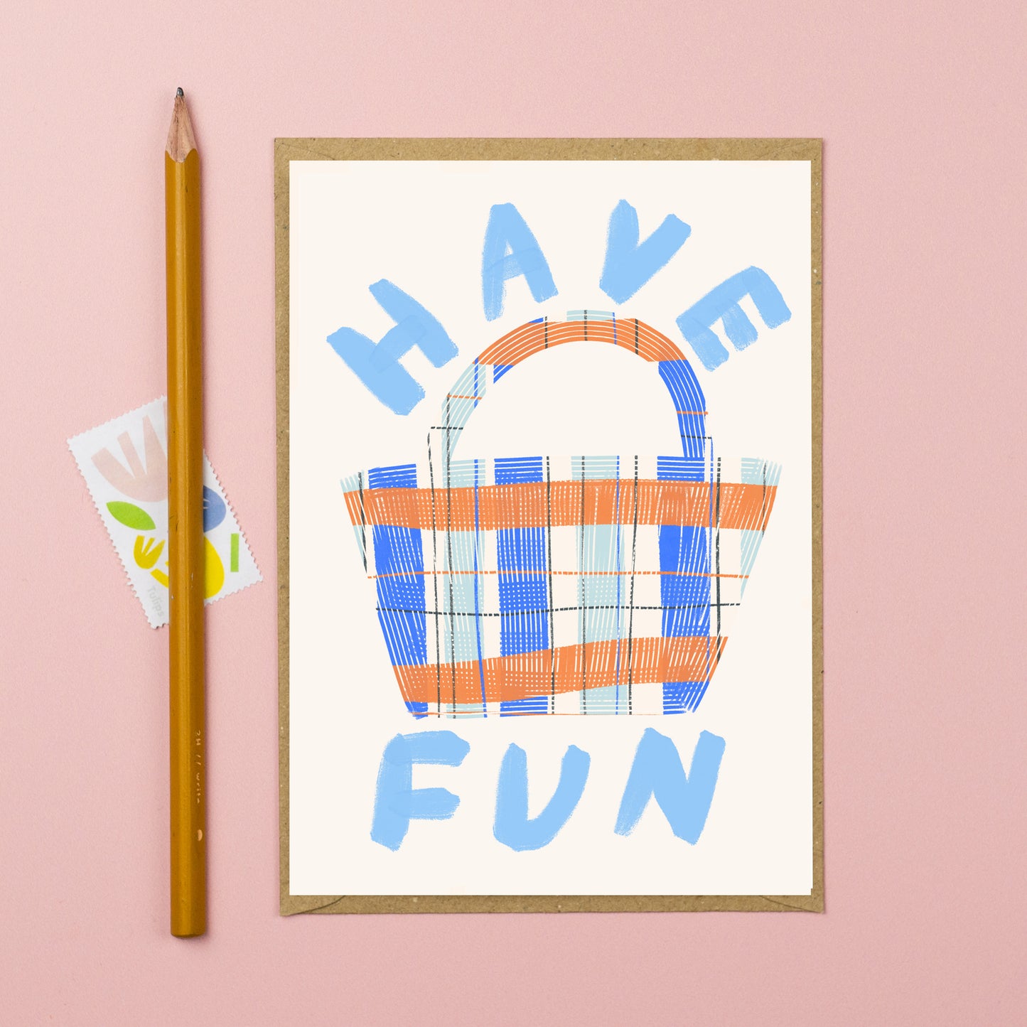 Have fun shopper bag celebration birthday card