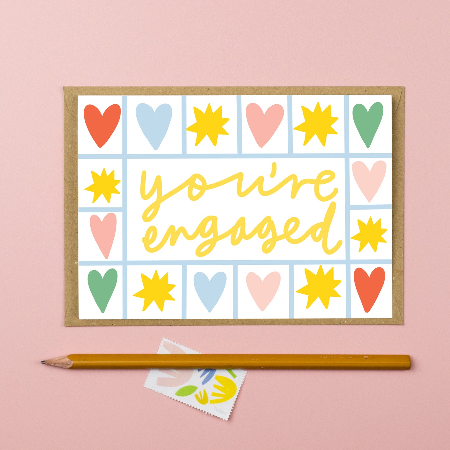 You're engaged! engagement card