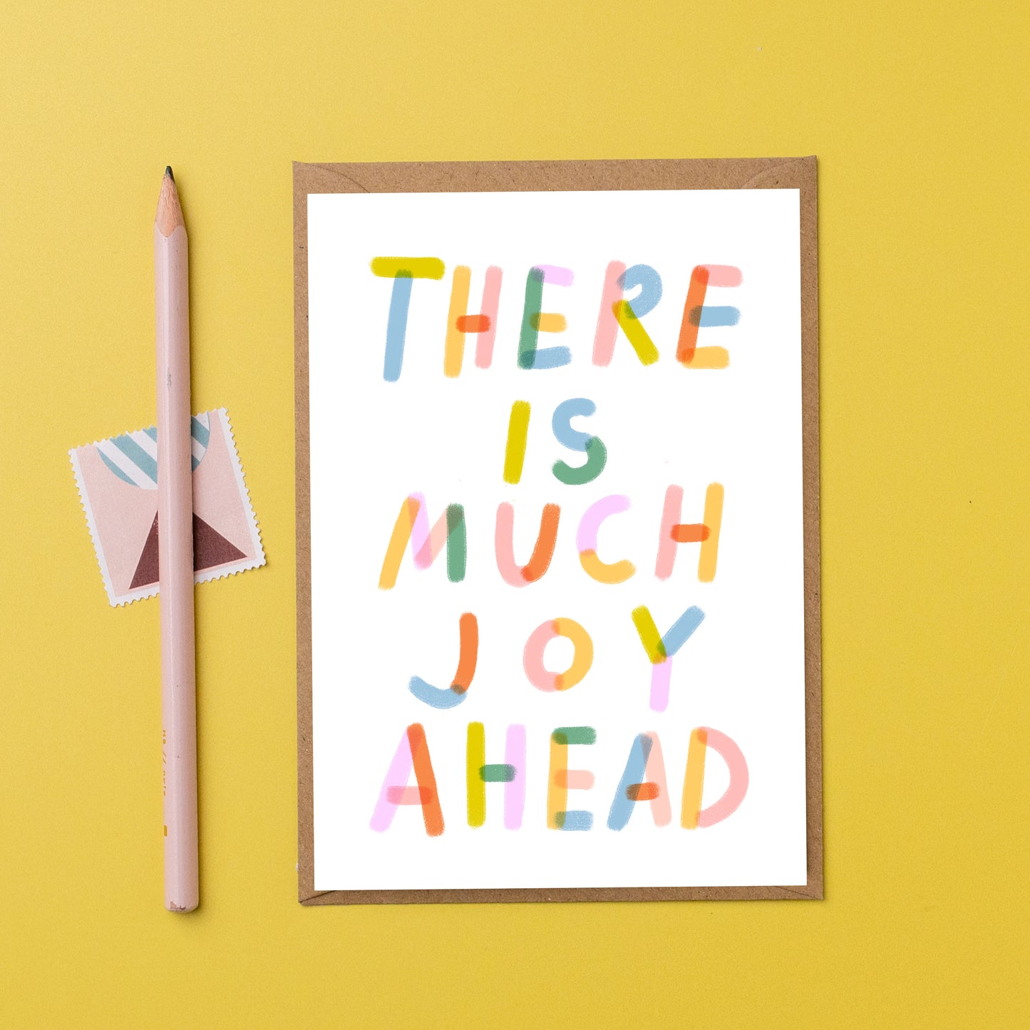There is much joy ahead card.