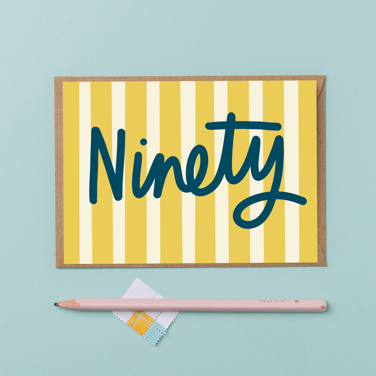 Ninety ninetieth milestone birthday card