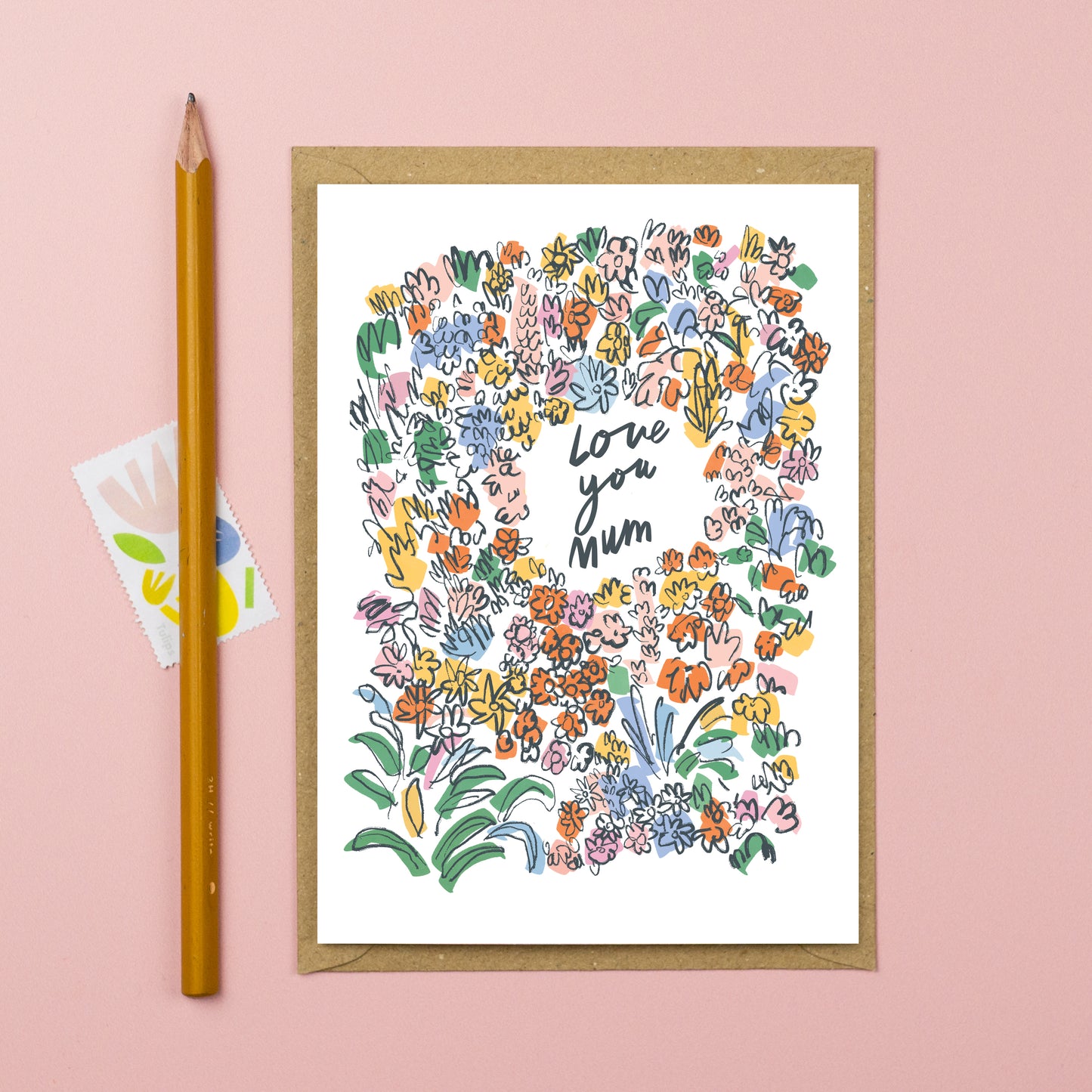 Love you mum Mother's day card