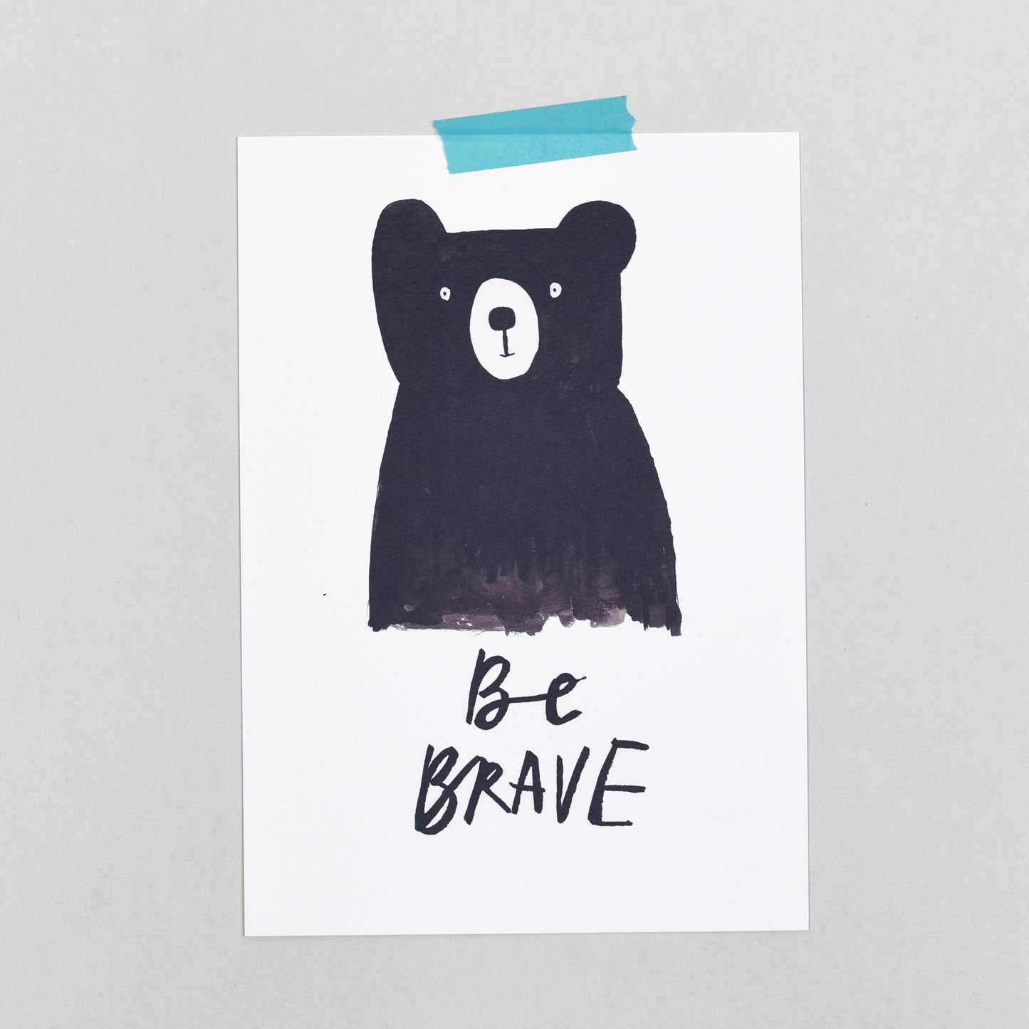 Be Brave bear print