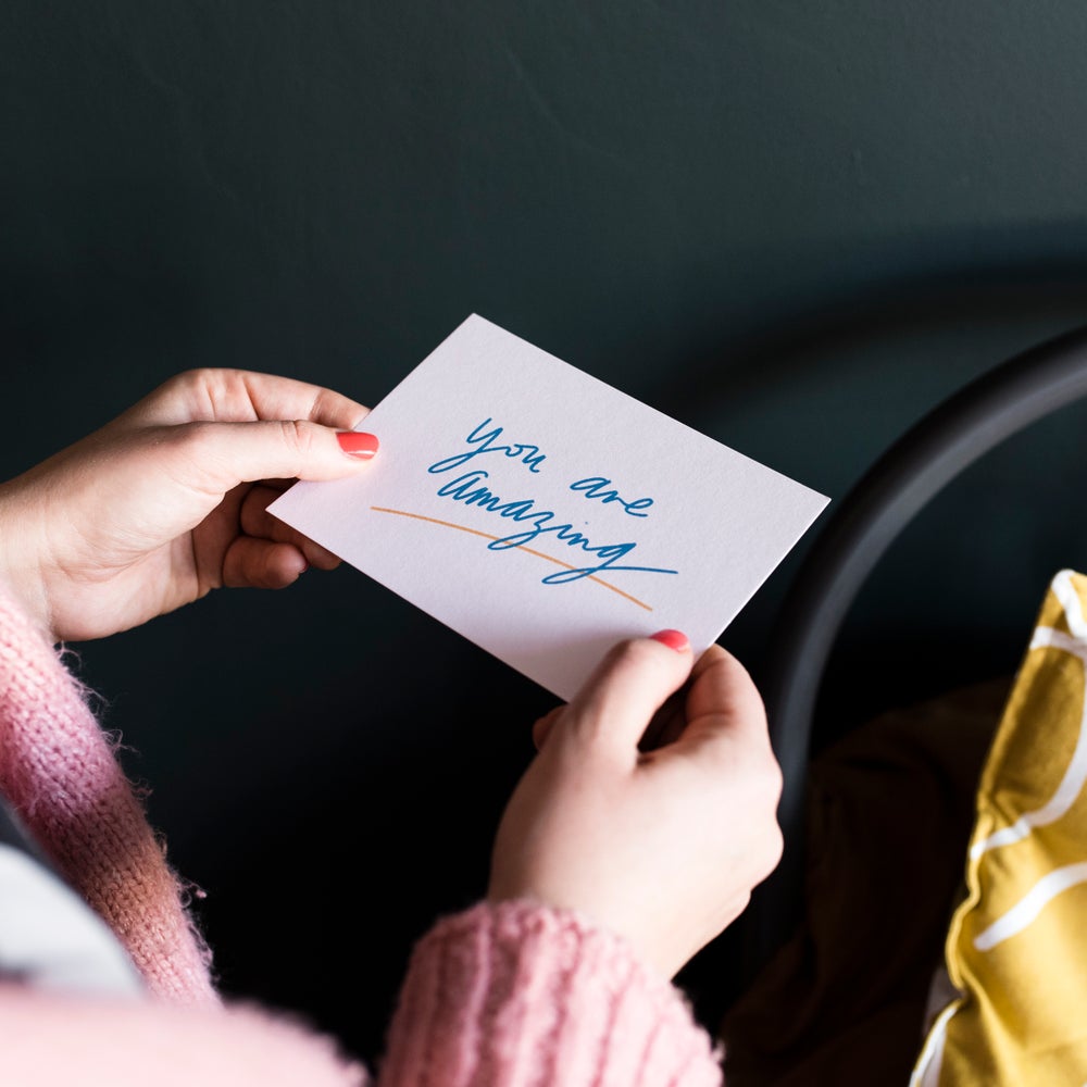 You are amazing card