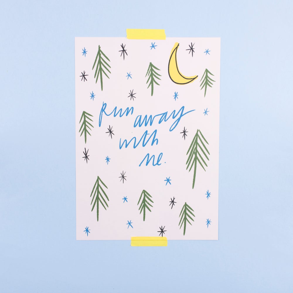 Run Away With Me A4/A3 Print