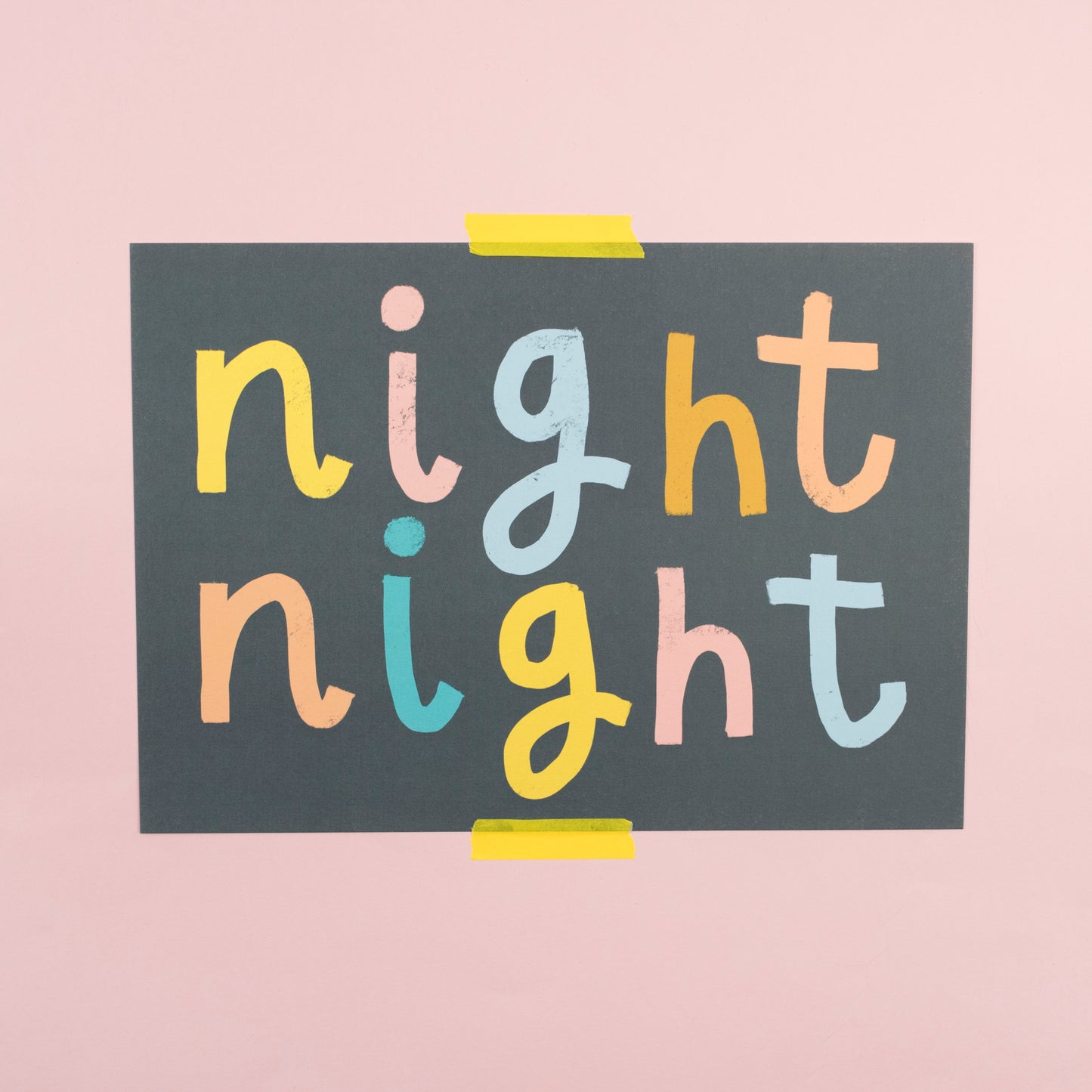 Night night print