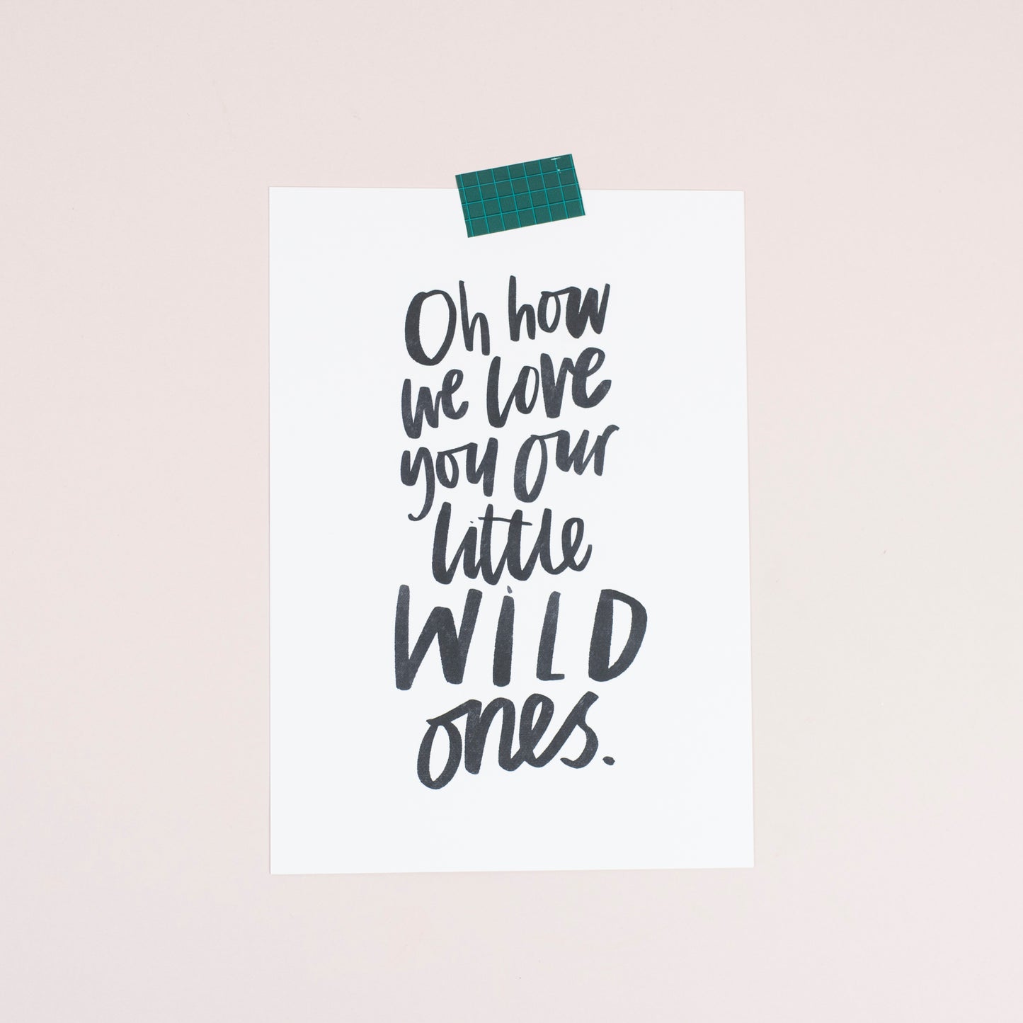 Our little wild one/ones print on sale