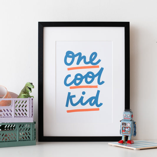 One cool kid print