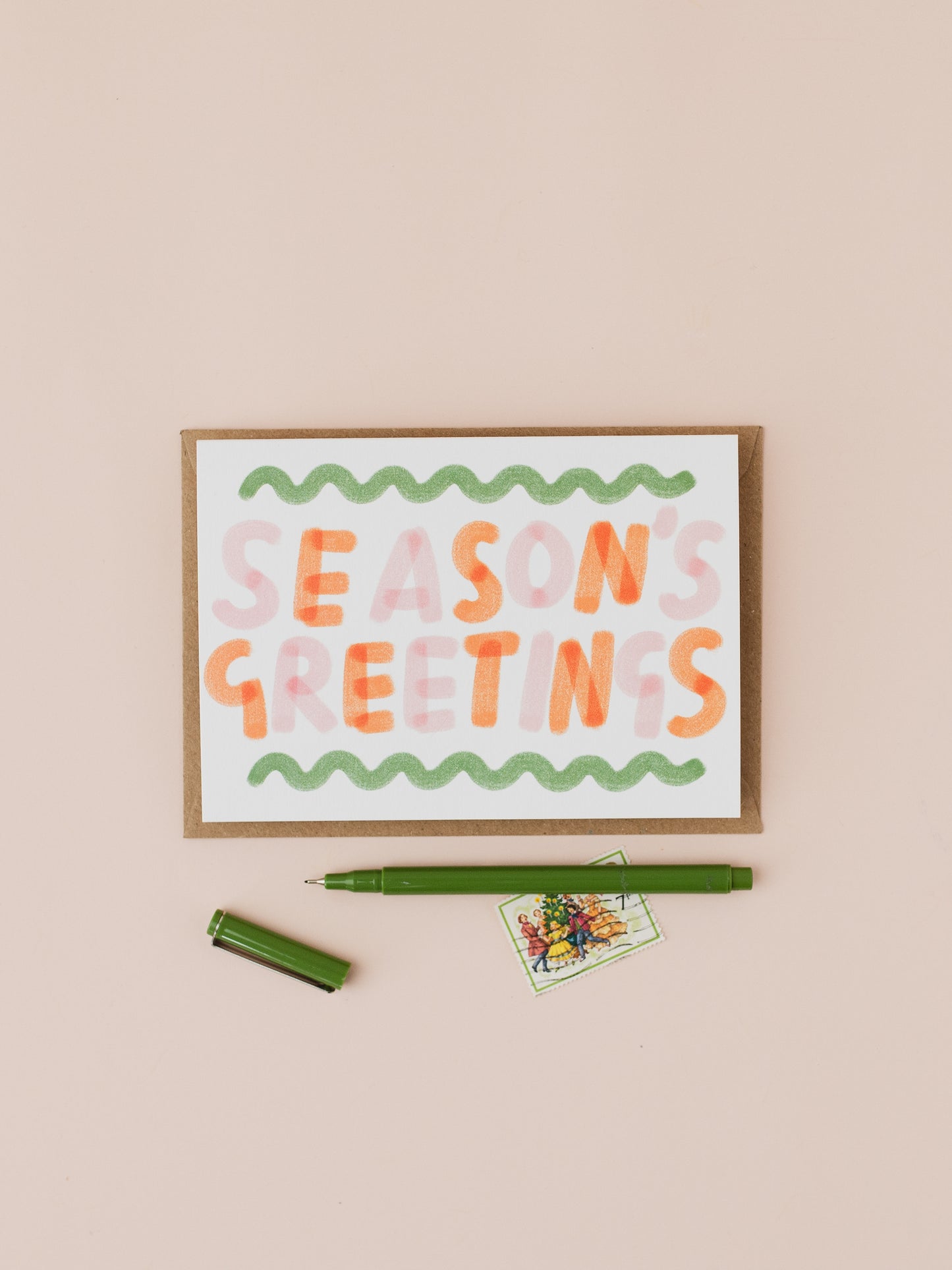 Season's Greetings Christmas card