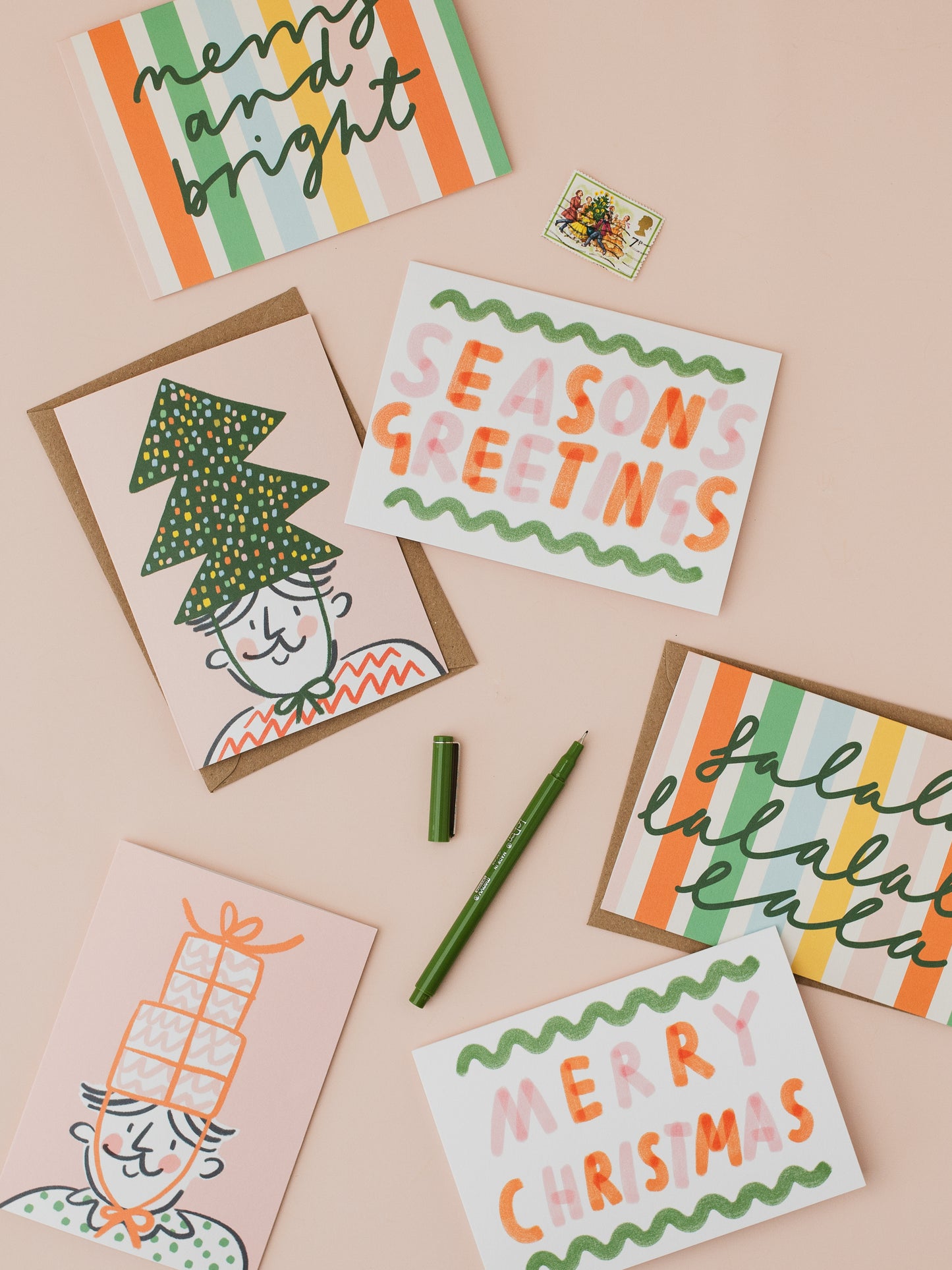 Season's Greetings Christmas card