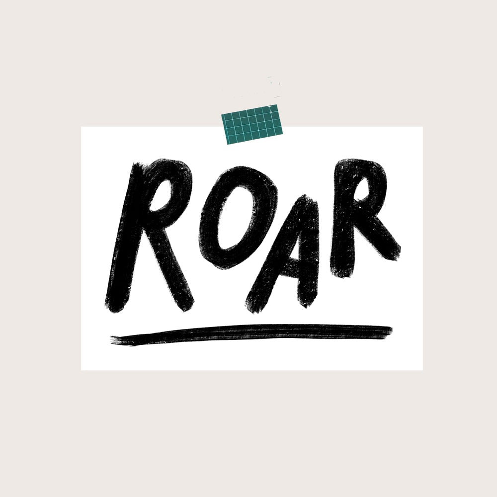 Roar A5 Print on sale