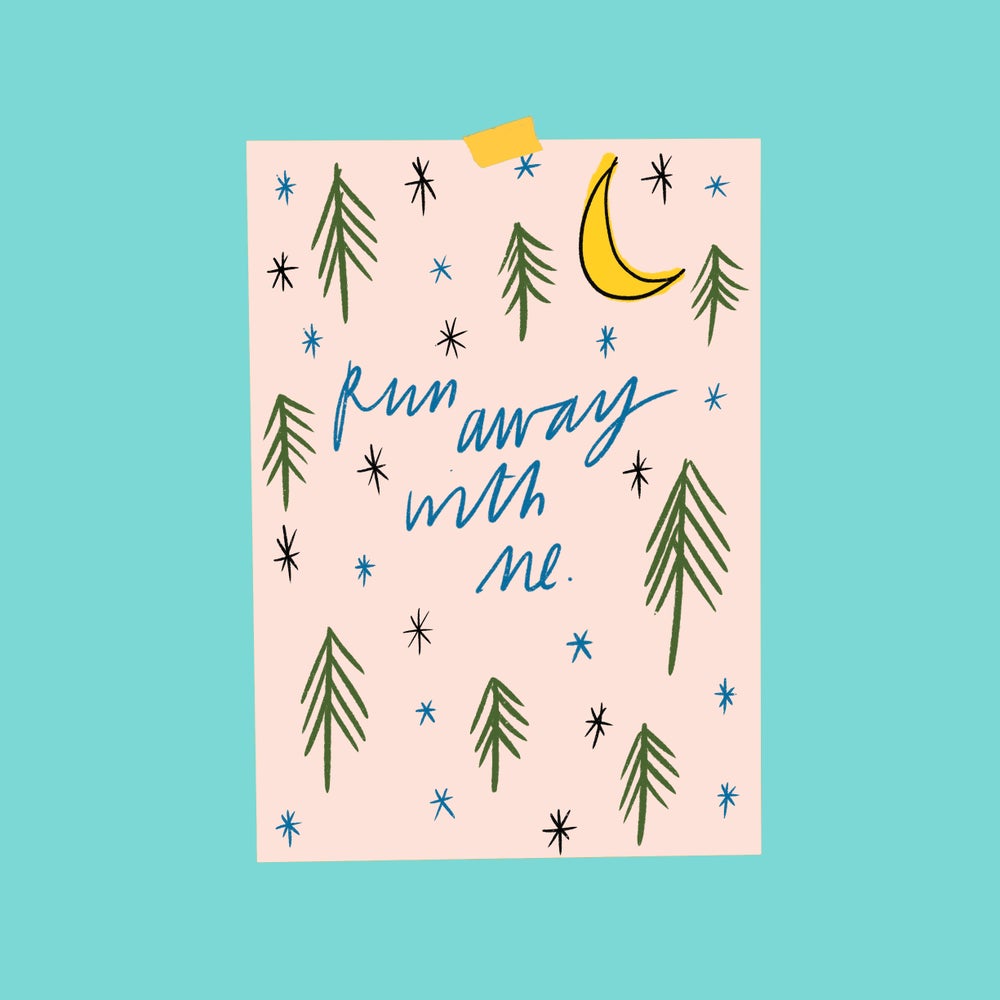Run Away With Me A4/A3 Print