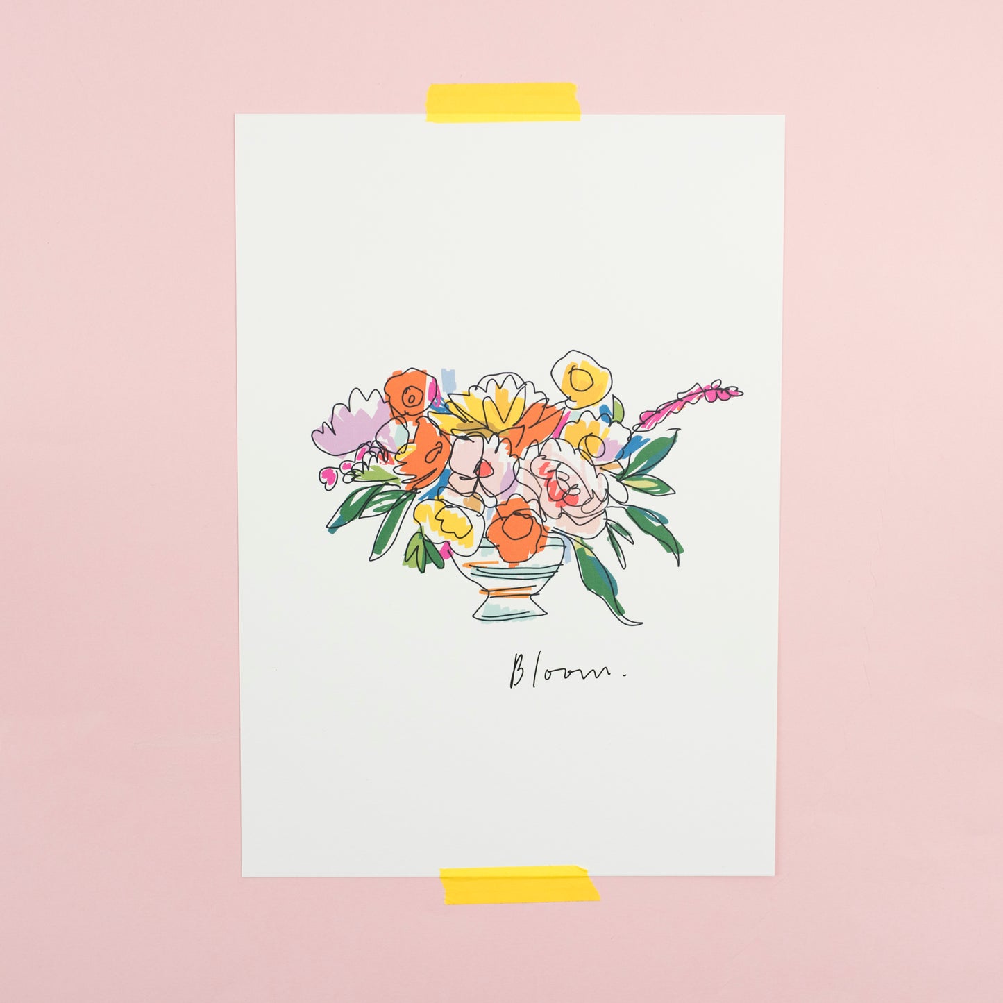 Floral Print - bloom/bloom and grow A4 print